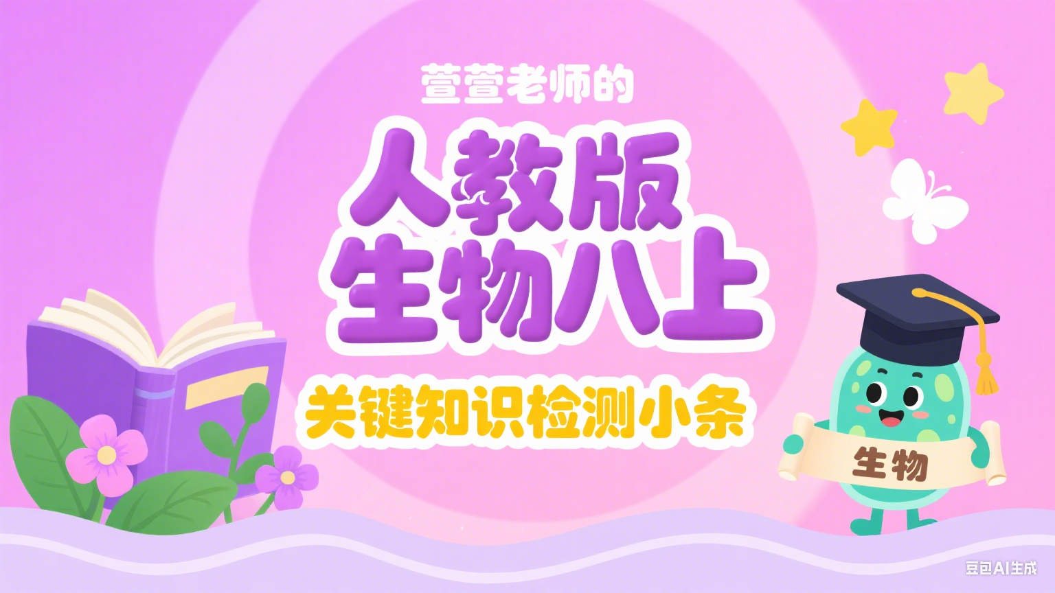 人教初中生物八上关键知识必背小卷+章节检测小条